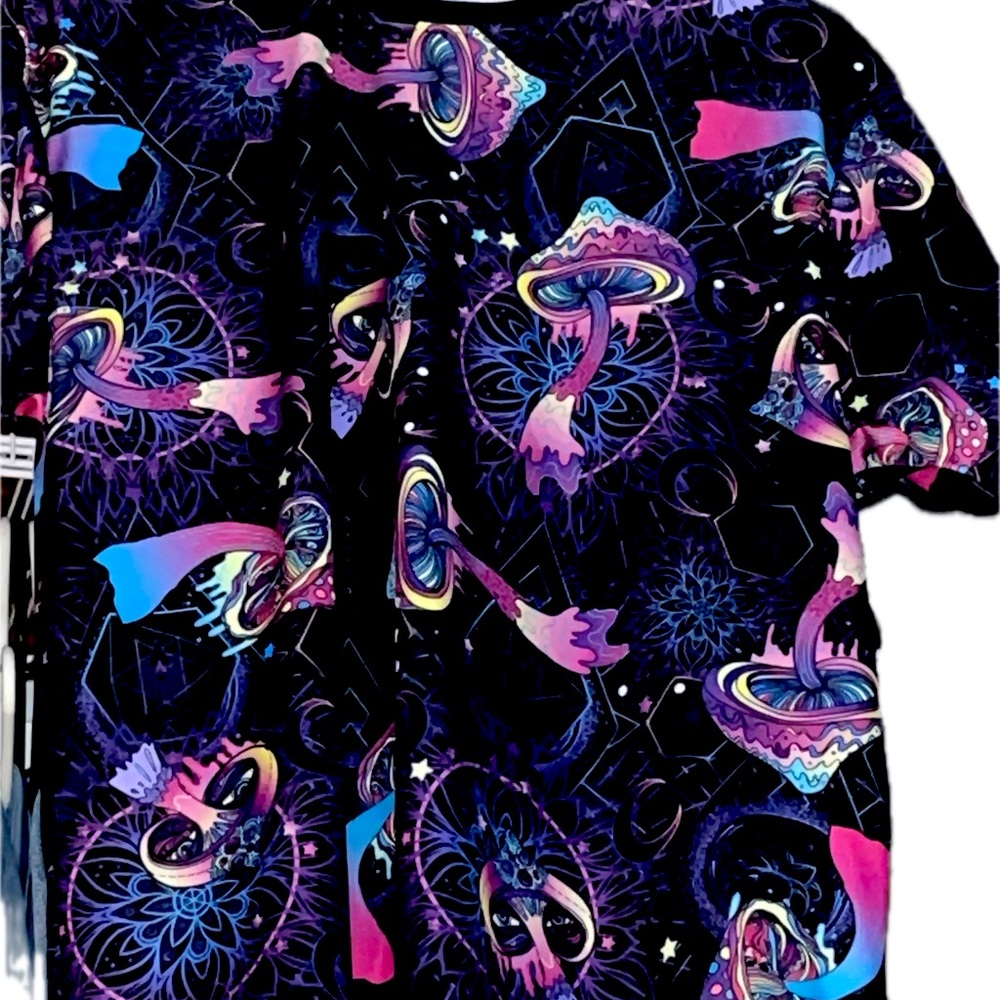Men’s shroom trippy psychedelic shirt mushroom 🍄